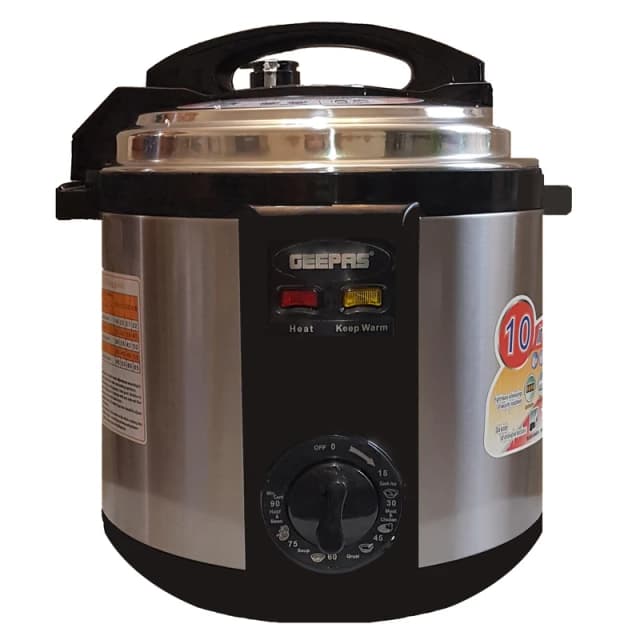 زودپز برقی جی پاس مدل GPC 307 | ۵ سیستم ایمنی، پخت ۲ برابری و حفظ ۸۰٪ ویتامین‌ها 