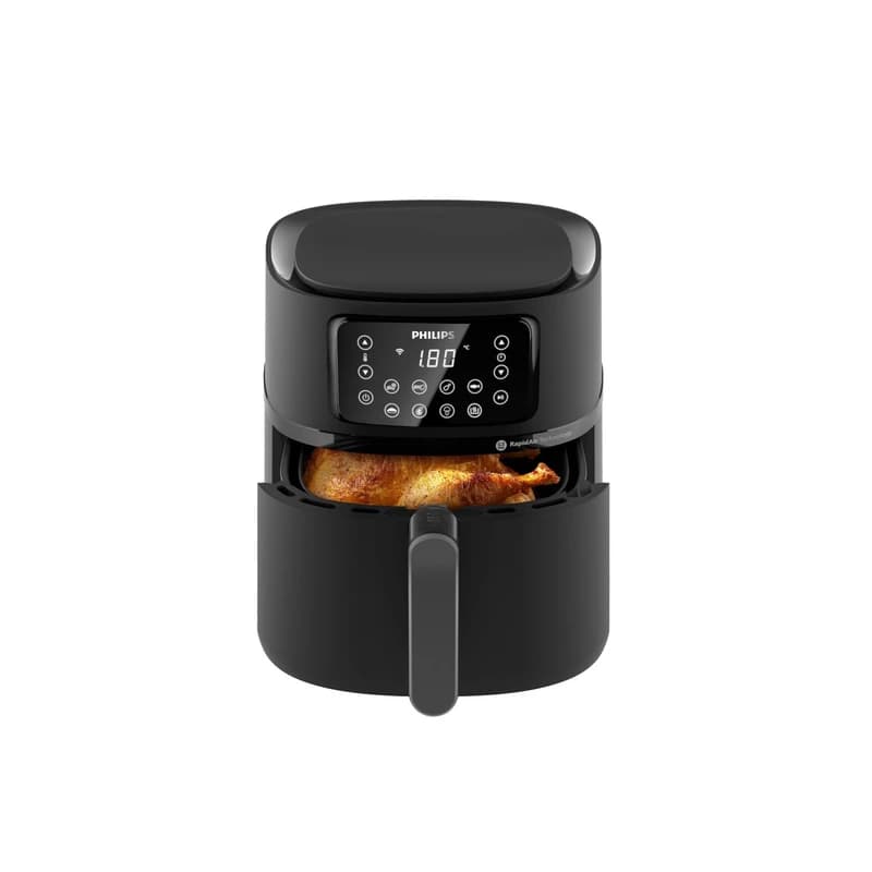 سرخ‌کن بدون روغن فیلیپس HD9285: تکنولوژی Rapid Air، ظرفیت 7.2 لیتری و 8 برنامه پخت متنوع