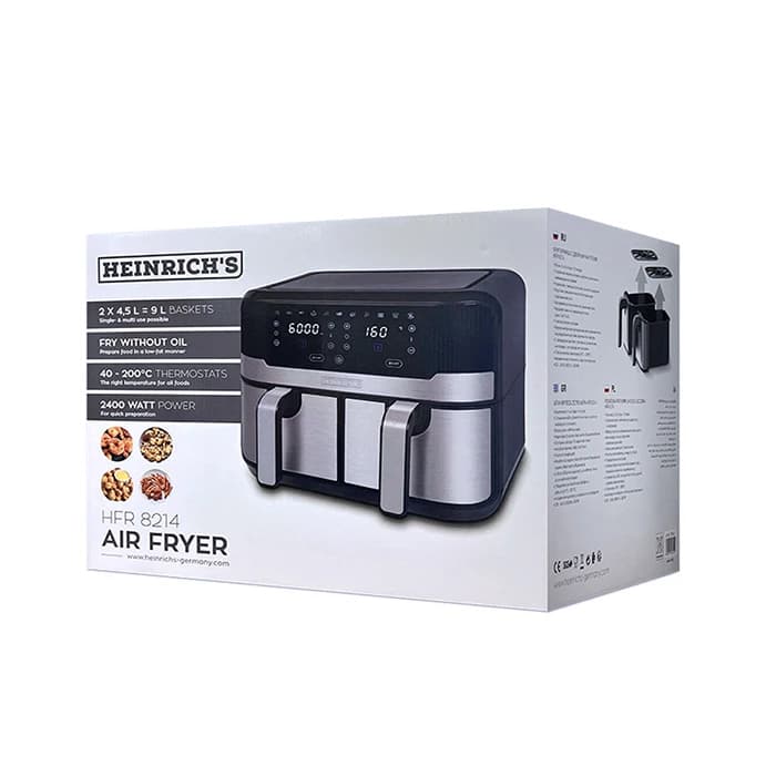 سرخ کن دو قلوی رژیمی هنریچ مدل HFR 8214