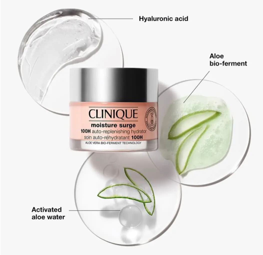 کرم آبرسان 100 ساعته کلینیک Moisture Surge | بررسی تخصصی، ترکیبات، مزایا و نحوه استفاده