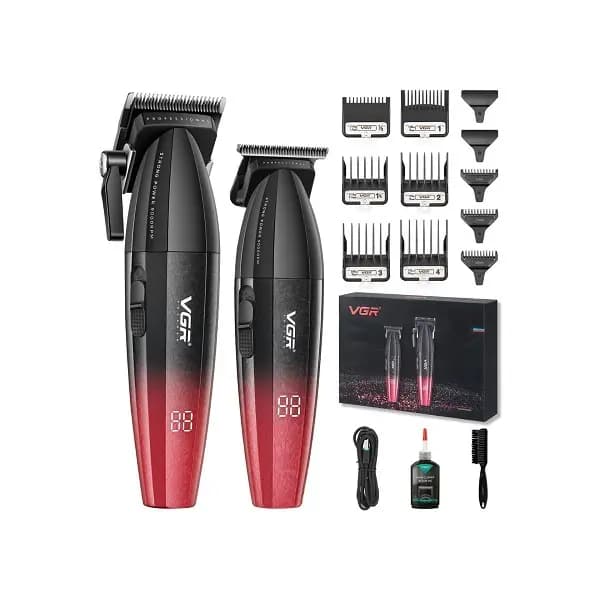 بررسی و خرید ست ماشین اصلاح دوقلو وی جی آر مدل VGR V-640 S2 | آتناکالا