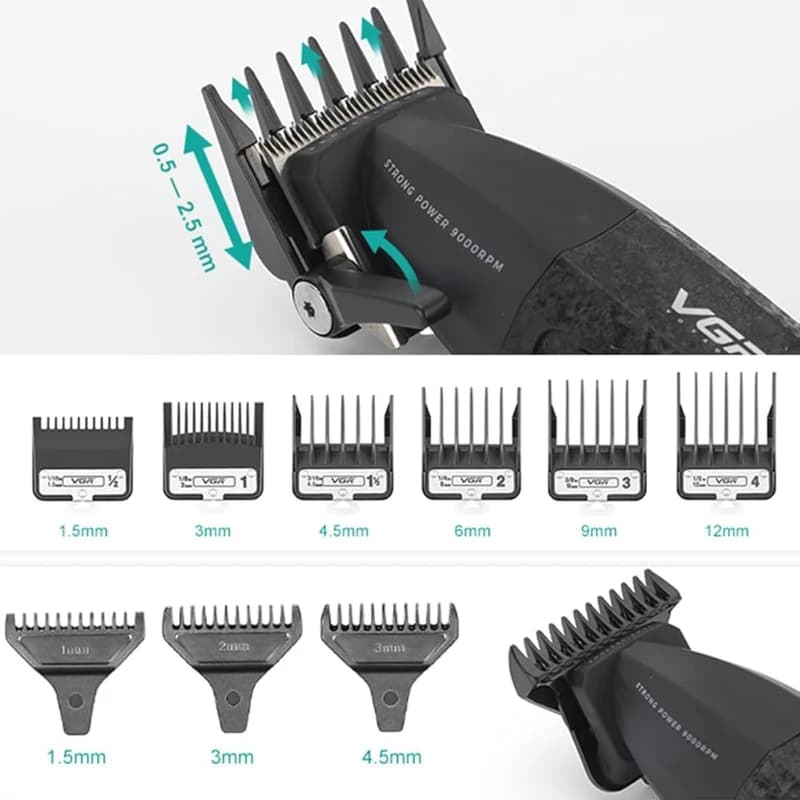 بررسی و خرید ست ماشین اصلاح دوقلو وی جی آر مدل VGR V-640 S2 | آتناکالا