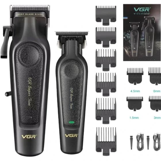 خرید و قیمت ست ماشین اصلاح حرفهای وی جی آر مدل V-197 و V-995 | آتناکالا