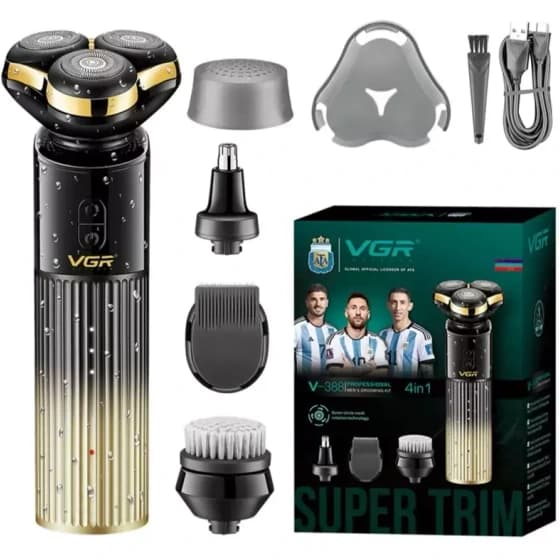 ماشین اصلاح صورت و شیور چندمنظوره وی جی آر مدل VGR V-330 | صفر زن و ضد آب
