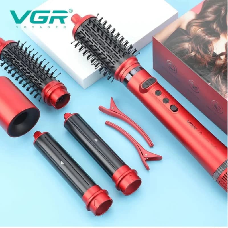 سشوار چرخشی و برس برقی ۵ کاره وی جی آر مدل VGR V-475 | آتناکالا