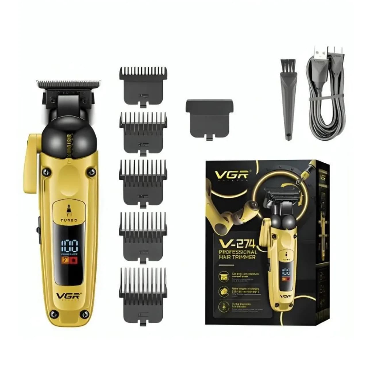 ماشین اصلاح موی سر و صورت وی جی آر مدل VGR V-274، ترکیب هنر و تکنولوژی در یک دستگاه حرفهای