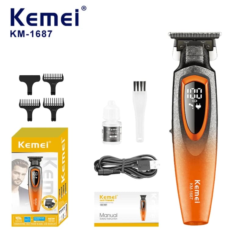 بررسی تخصصی و خرید ماشین اصلاح خط زن و صفر زن کیمی مدل Kemei KM-1687 | آتناکالا