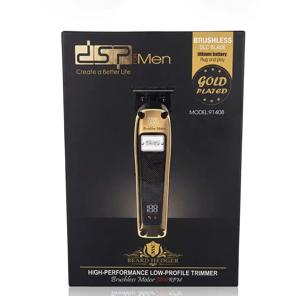 ماشین اصلاح و خط زن دی اس پی مدل DSP-91408؛ غول ۷۲۰۰ دور با تیغههای پیشرفته DLC