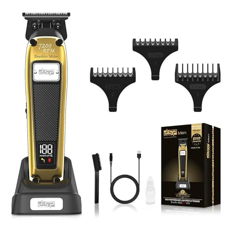 ماشین اصلاح و خط زن دی اس پی مدل DSP-91408؛ غول ۷۲۰۰ دور با تیغههای پیشرفته DLC