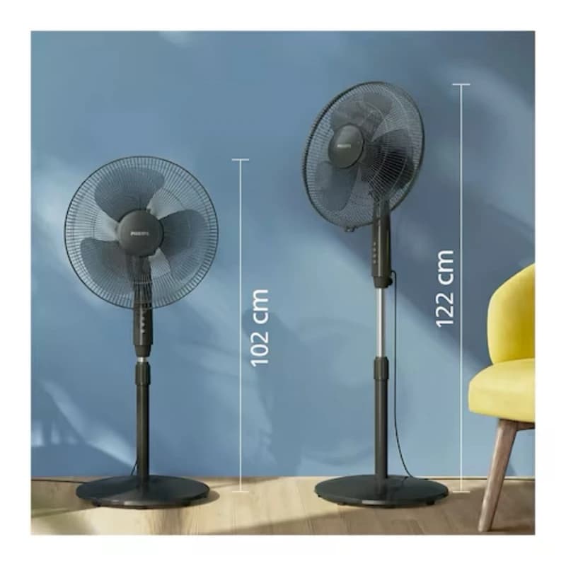 پنکه ایستاده فیلیپس مدل ACP620 سه سرعته با گردش خودکار و موتور کمصدا