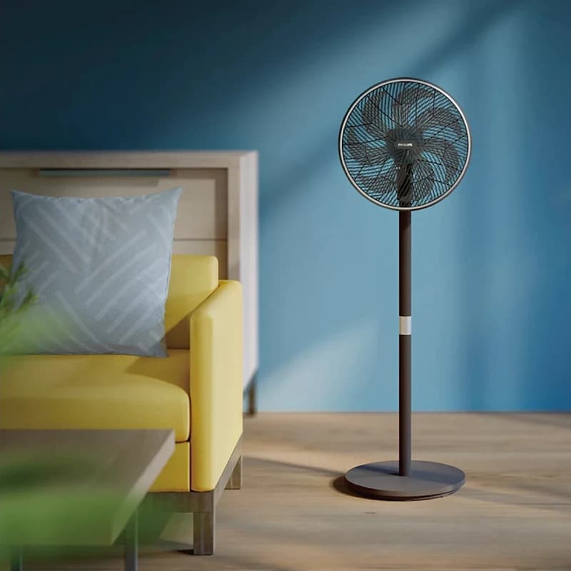 پنکه ایستاده هوشمند فیلیپس مدل CX3550 | خنککننده کمصدا با فناوری SilentWings