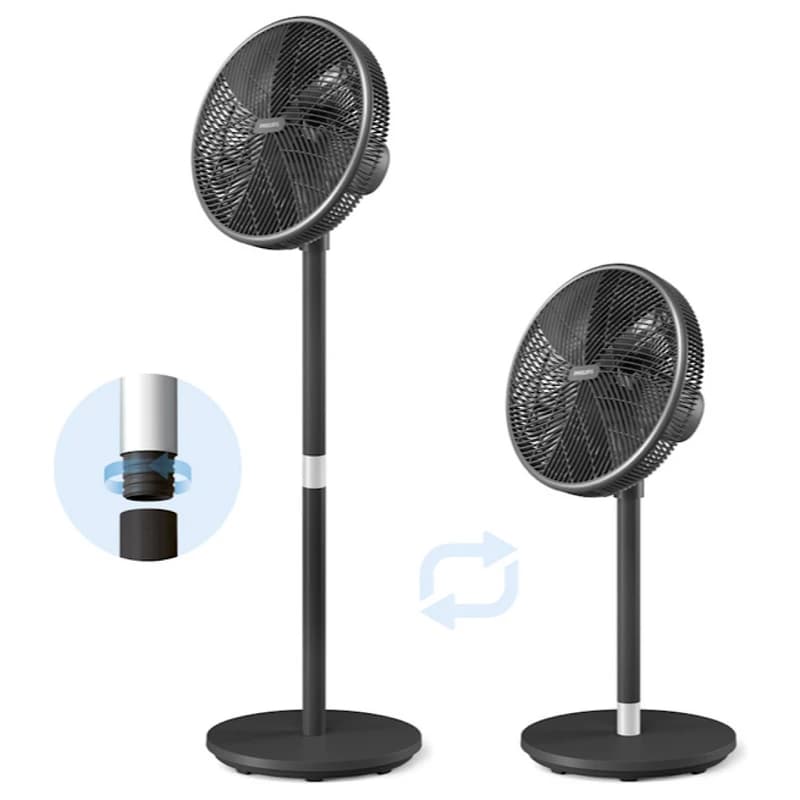 پنکه ایستاده هوشمند فیلیپس مدل CX3550 | خنککننده کمصدا با فناوری SilentWings