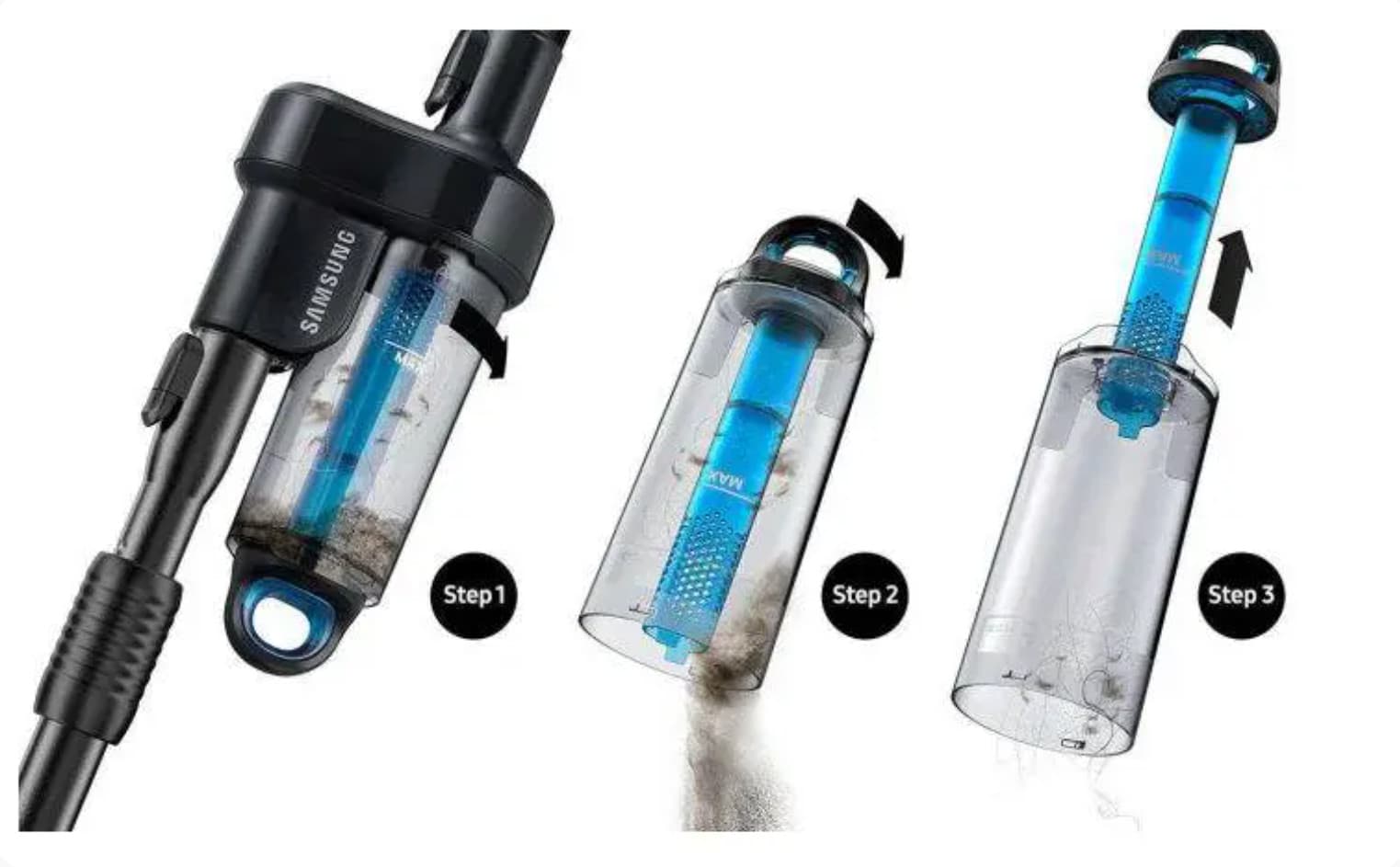 جاروبرقی سامسونگ 2540 فیلتردار 2000 وات