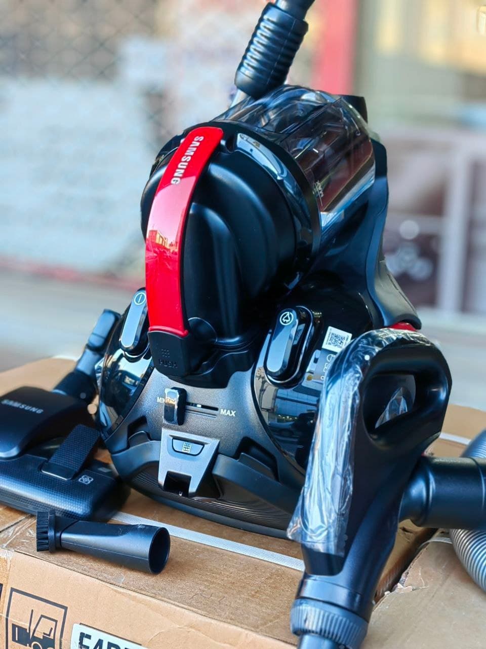 جاروبرقی مخزندار سامسونگ مدل 4116VR؛ قدرت مکش بیرقیب با تکنولوژی ضد پیچش مو