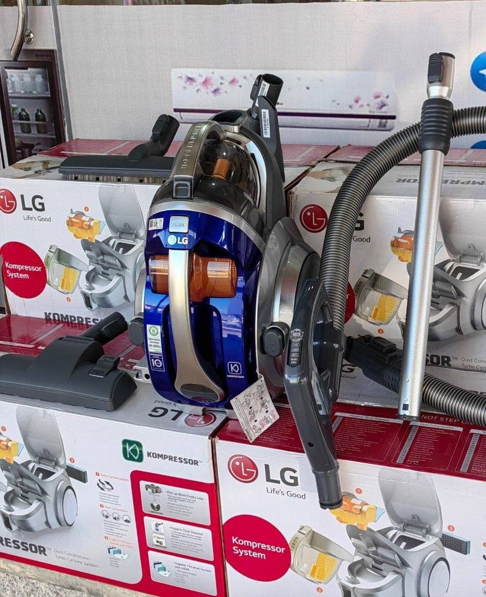 بررسی تخصصی و قیمت جاروبرقی ال جی مدل VK89609HQ؛ قدرت کمپرسور در دستان شما