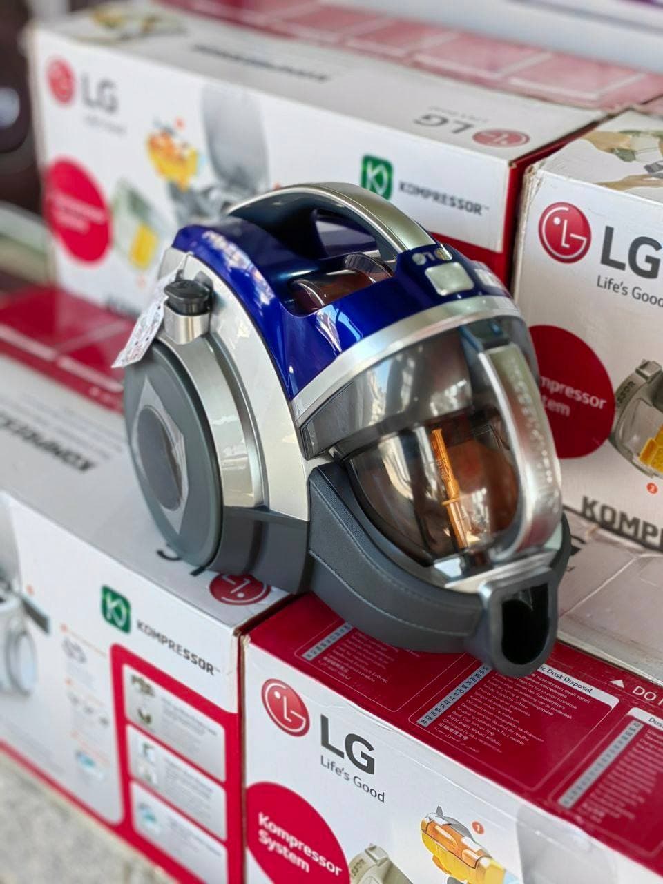 بررسی تخصصی و قیمت جاروبرقی ال جی مدل VK89609HQ؛ قدرت کمپرسور در دستان شما