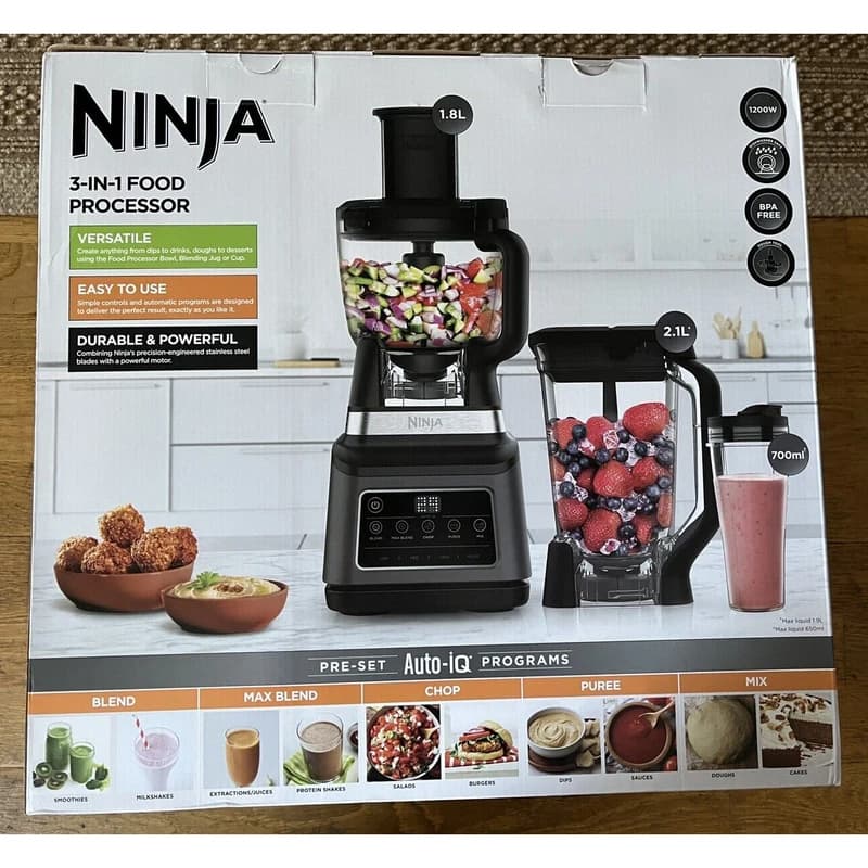 غذاساز و مخلوط کن نینجا مدل BN800 | Ninja BN800 Professional Plus Kitchen System