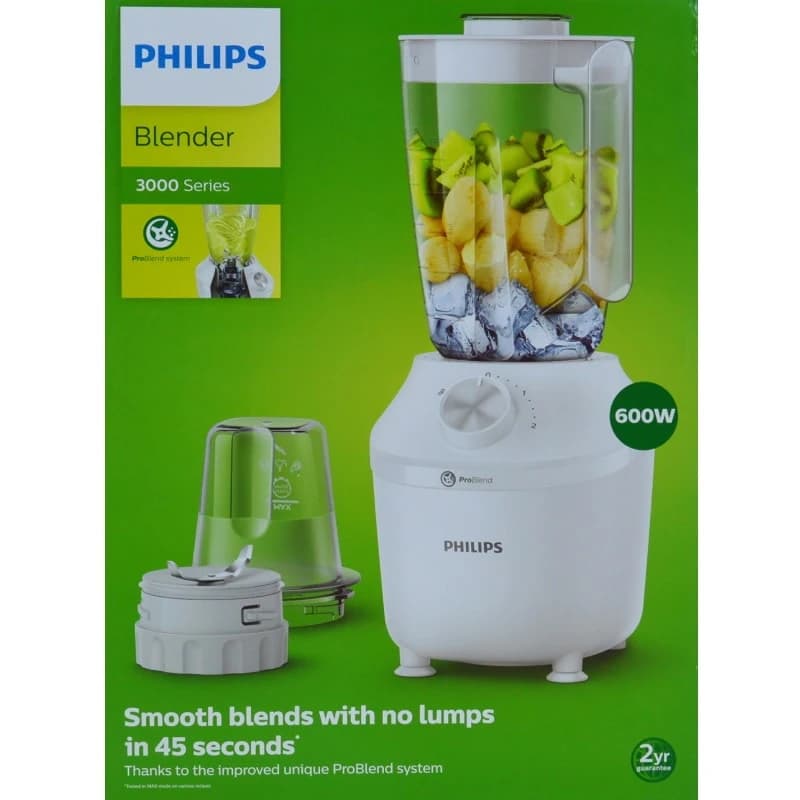 مخلوط کن فیلیپس مدل HR2191 سری 3000 توان 600 وات با سیستم ProBlend