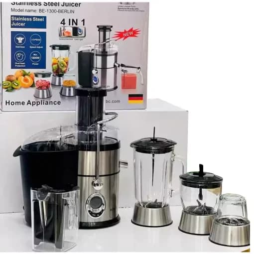 آبمیوه گیری چهارکاره برلین مدل BE-1300