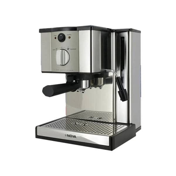 اسپرسو ساز نوا مدل ۱۳۹ │ خرید ۱۵ بار با طراحی استیل + تضمین اصالت