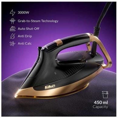 اتو بخار فلر مدل SL300 | اتو 3000 وات با کفی PrimeGold و بخاردهی قدرتمند