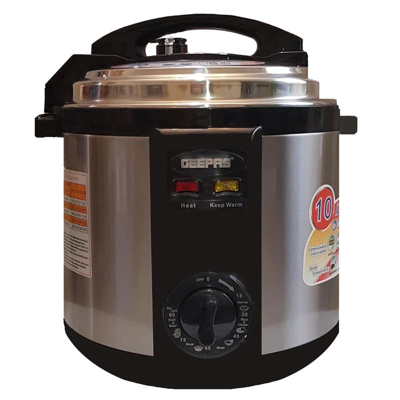 زودپز برقی جی پاس مدل GPC 307 | ۵ سیستم ایمنی، پخت ۲ برابری و حفظ ۸۰٪ ویتامینها