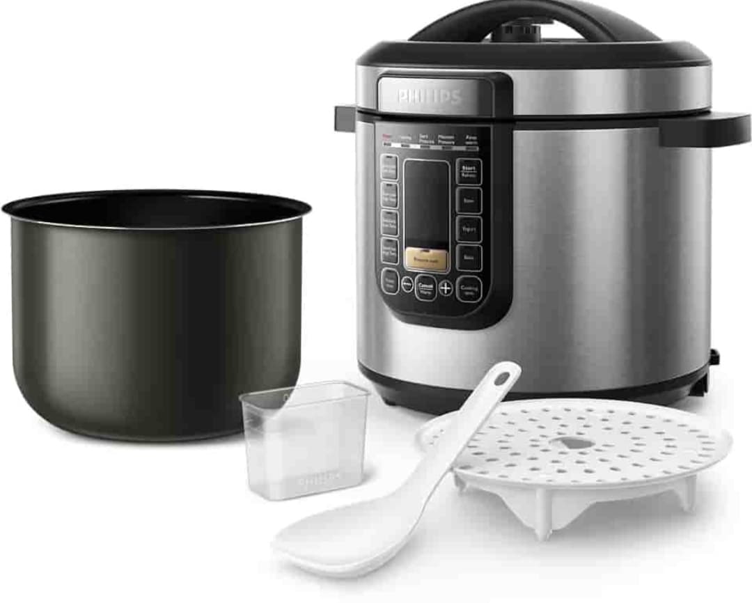 مولتی کوکر فیلیپس مدل HD2237 | ۱۴ برنامه پخت + حفظ ۸۰٪ ویتامینها