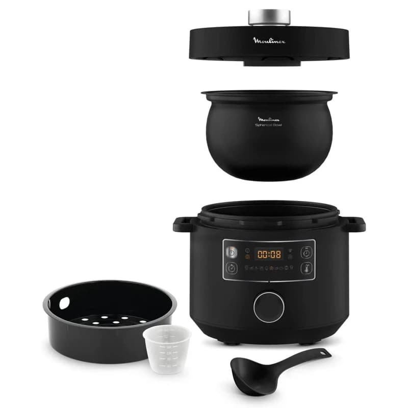 مولتی کوکر مولینکس CE753827: 10 برنامه پخت، ایمنی 12 مکانیزمی + بررسی مزایای زودپز 5 لیتری 1090 واتی