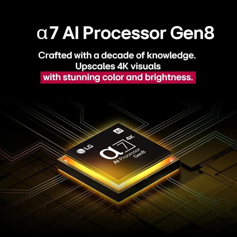 تلویزیون ال جی 65QNED82 سایز 65 اینچ مدل 2025 | QNED 4K هوشمند با WebOS 25 و پردازنده α7 Gen8 (اندونزی)